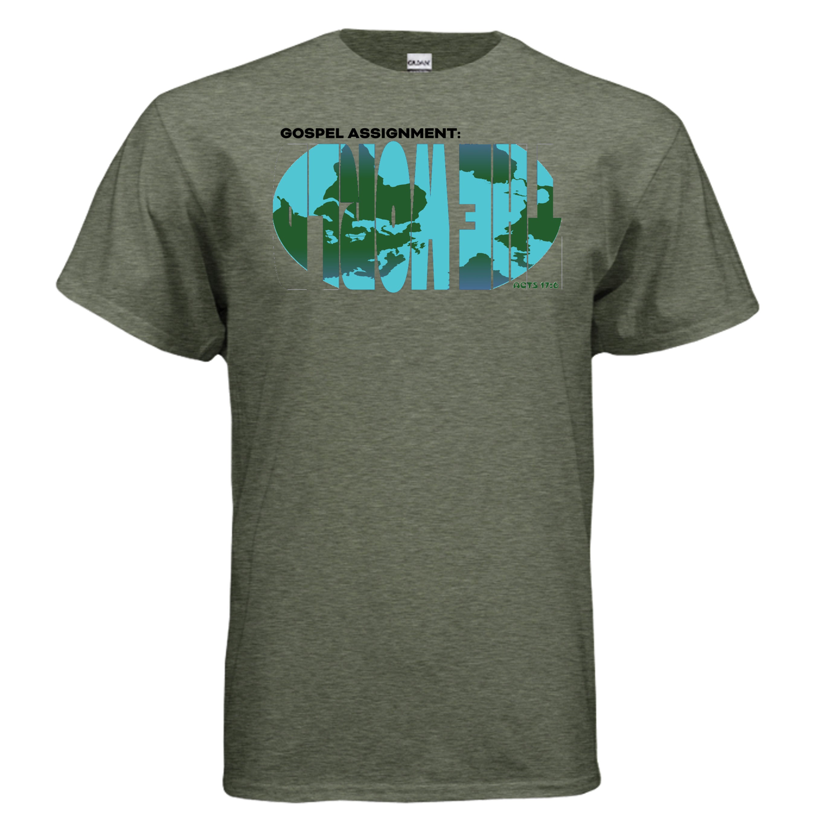 HEATHER MILITARY GREEN - G500 - FRONT